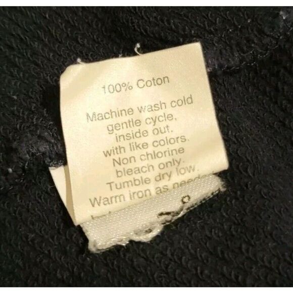 Madewell Sweater Size Large L Navy Blue Floral Cut Out Pullover - Picture 6 of 7